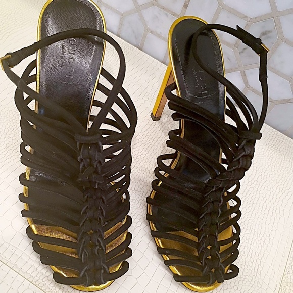 Rare Stunning Gucci Cage Sandals in size EU 38.5 and US 8/8.5 - Picture 5 of 16